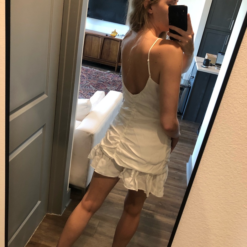 Celine Ruched Mini Dress - Picture 2 of 5